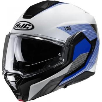 HJC i100 Beston Casco - Blanco Azul (L)