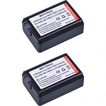 Cargador Dual LED y Batería Batmax de 2000mAh para Sony NP-FW50