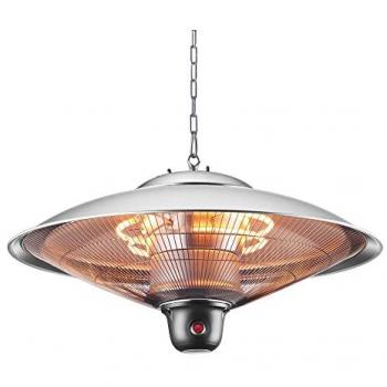 Patio Heater Pendant, 2000 Watt, Silver