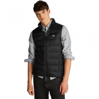 Tommy Hilfiger, Male Down Vest, Black, XL, Wind and Water Resistance