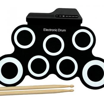 Portable Silicone USB Drum Pad Kit