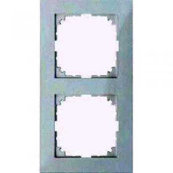 MERTEN EL MPU 4020-3619 - M-PURE frame — 2-gang, polar white