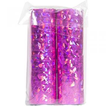 Filamenti di Stelle Viola Olografici 4m – 2 Rolli