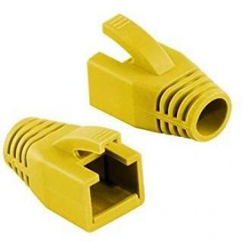 Connettore plug per cavo RJ45 LogiLink MP0035Y Giallo 50 pezzi