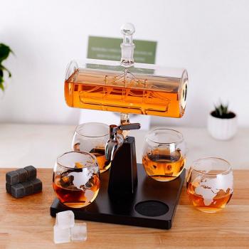 110ml Whiskey Decanter for Liquor, Bourbon, Vodka - Perfect Home Bar Accessory