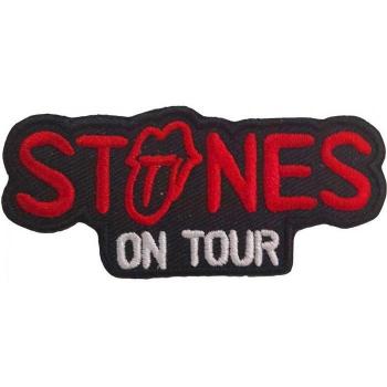 The Rolling Stones Toppa termoadesiva in tournée One Size rosso/nero