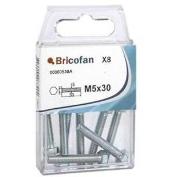 Cofre de Tornillos M‑8×30 (DIN 933) en Zinc – 3 Unidades