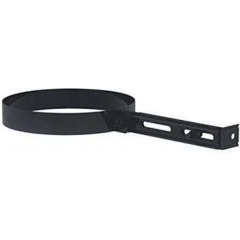 Collier de tuyau en email noir - ISOTIP JONCOUX - 125 mm