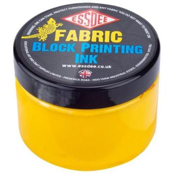 Essdee Fabric Ink (Block Print) – 150 ml, Yellow