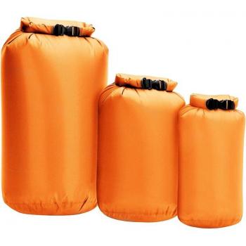 Set de Bolsas Resistentes al Agua 8L, 40L y 70L – Ideal para Kayak, Rafting y Trekking