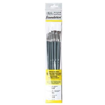 Acrylborstels Winsor & Newton Foundation Set (3, 6, 10, 14) – Mixte – Volwassen