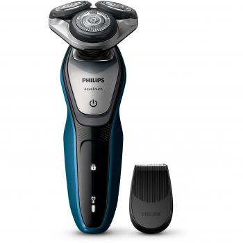 Philips Rasoir AquaTouch S5420 - Sans fil - Bleu Neptune/Gris Anthracite