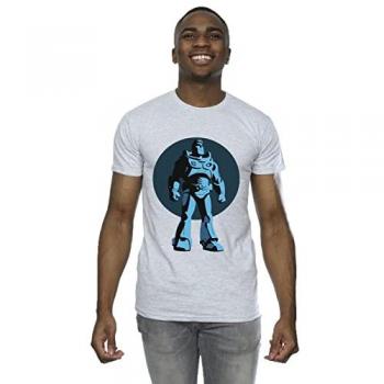 Disney Lightyear Men's Grey T-Shirt