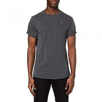 Label‑Print T-Shirt „LASH“ – Schwarzes G‑Star Raw Design – Größe L
