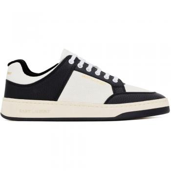 Saint Laurent Black White Low Top Sneakers Aw24 | Size 7 1/2 US