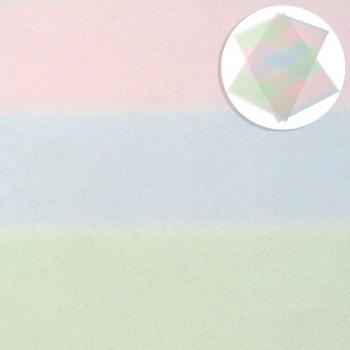 20x34cm Glitter PVC Jelly Synthetic Leather - Rainbow Color