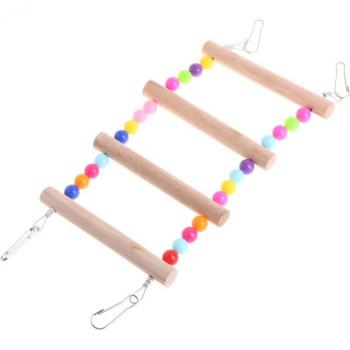 Wooden Climbing Ladder for Birds