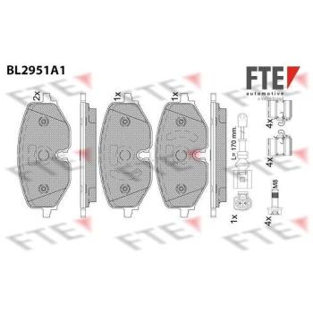 FTE 9011194 Scheibenbremsbelagsatz (links/rechts)