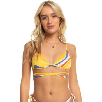 Top de bikini triángulo para mujer Palm Cruz Roxy