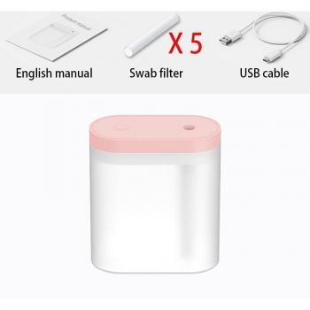 Mini humidificateur d'air pour intérieur de voiture avec lumière LED