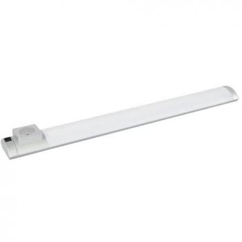 Gefom Réglette LED cuisine 68 cm – interrupteur & prise argent