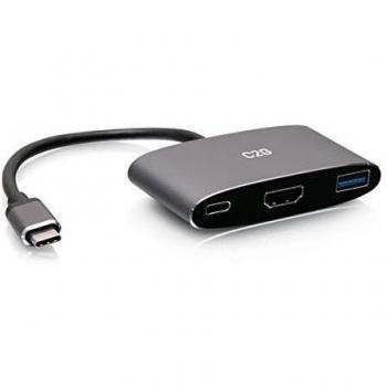 C2G USB-C Triple Docking Station with HDMI, USB-A, and Power Delivery up to 100W