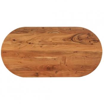 Acacia Solid Wood Table Top by Vidaxl, 100x50x2.5 cm (Oval)