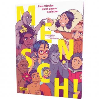 MENSCH!: Eine Zeitreise durch unsere Evolution | Comic-Sachbuch für Kinder ab 10 Jahren über die Geschichte der Menschheit