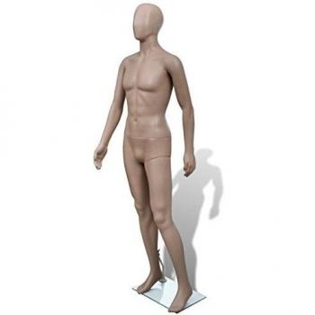Mannequin de vitrine Homme Tête ronde vidaXL