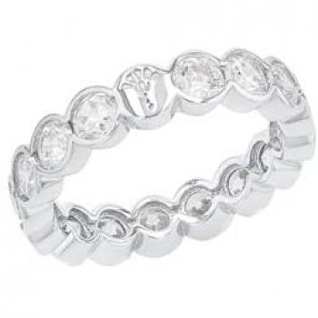 JOOP! Fingerring für Damen, 1 ct Zirkonia, Silber 925