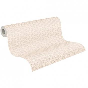 Papel de Pared Rosa Florero Retro