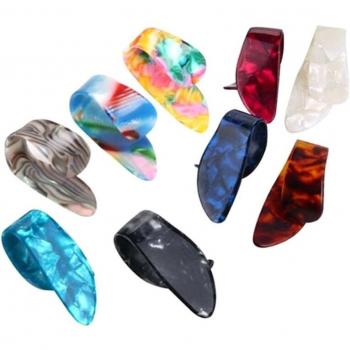 4pcs Random Color Guitar Picks for Bass Guitar