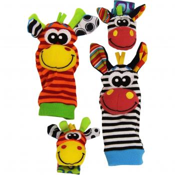 PlayGro Ponožky s chrastícím efektom a doplnkové náramky