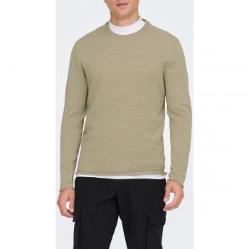 Jersey Only & Sons para hombre casual con cuello redondo