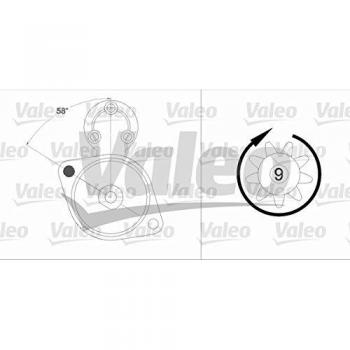 Valeo Premium Anlasser 12V für Audi, Skoda und VW - Artikelnummer 78911023DX