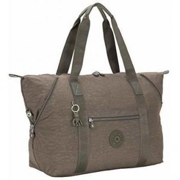 Kipling ART M Bolsa de tela y playa, 58 cm, 26 litros, Verde