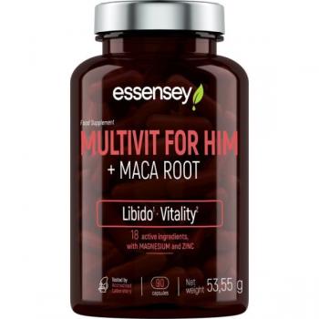 Multivitamínico para Él con Raíz de Maca - Essensey - 90 Cápsulas