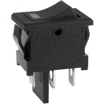 NKK Switches JWS11RAAC Toggle Switch 250V AC 10A 1 x Off/On Latch