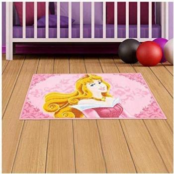 Tapis enfant rectangulaire Aurora Rose 50x80