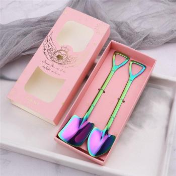 2PCS Retro Shovel Teaspoons