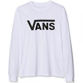 Vans Classic Ls T-Shirt, Blanc (White-Black Yb2), (Taille Fabricant: 170 XL) Garçon