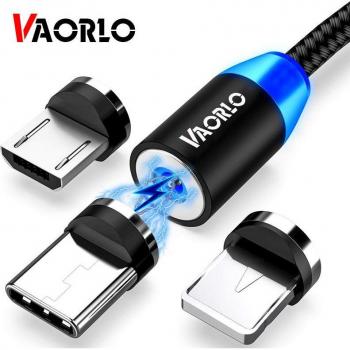 Cargador Magnético Tipo C Oro para Dispositivos Móviles