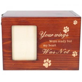 Pet Memorial Ash Box with Photo Frame