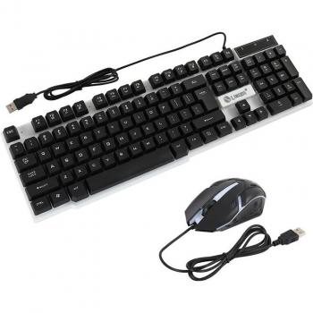 Willkey RGB Backlit Gaming Keyboard and Mouse Set - Russian Keyboard