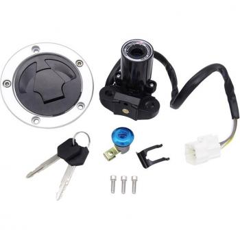 Kawasaki Ninja ZX6R Ignition Switch and Gas Tank Cap Set with 2 Keys