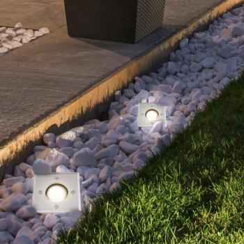 Walkway Lampade D'Accento 2x Faretti Inox IP67