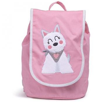Mochila perro blanco Eurekakids