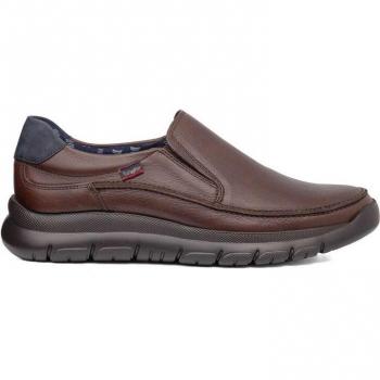 Callaghan - Mocasines de hombre de piel en color marrón