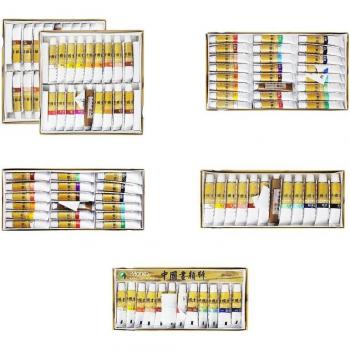 18 Colors Chinese Watercolor Paint Pigment Set - 12ml