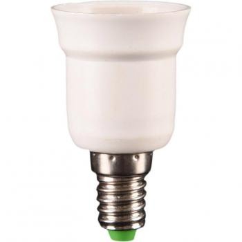 Portalámparas Adaptador E14 a E27 Ignífugo - 1 Uds